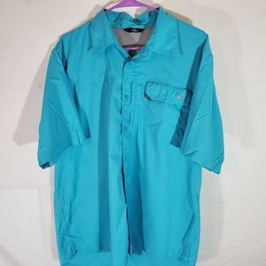 Wrangler Button down Windbreaker Lined Short Sleev